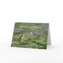 Pond Turtle Get Together Note Card