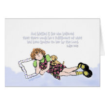 Pondering Greeting Card