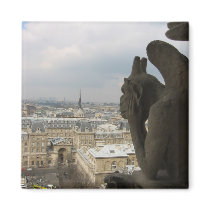 Pondering Parisian Gargoyle magnets