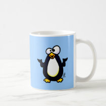 Pondering Penguin mugs