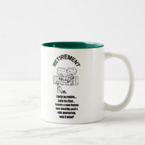 PONDERING RETIREMENT   mugs