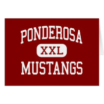 Ponderosa - Mustangs - High - Parker Colorado cards by customteamsportswear Ponderosa - Mustangs - High - Parker Colorado cards