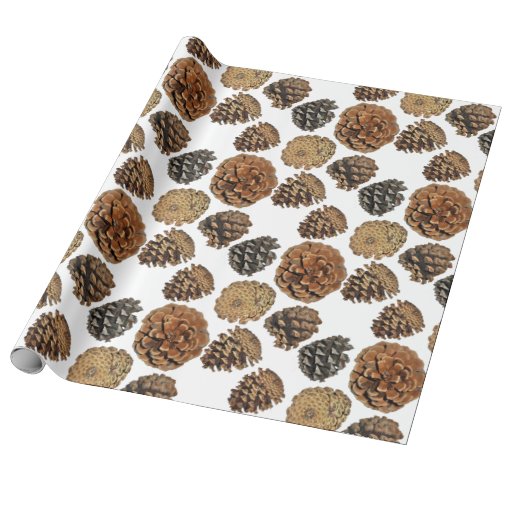 Ponderosa Pine Cone Wrapping Paper | Zazzle