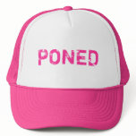 PONED MESH HATS