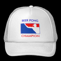 PONG, BEER PONG , CHAMPION hats