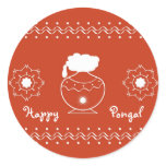 Pongal - Indian festival Round Stickers