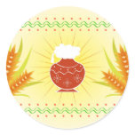 Pongal pot and wheat stickers