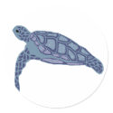 Poni(purple) sea turtle stickers