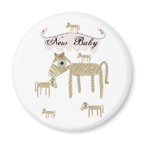 Ponies birds carrousel etsy new baby magnet by Rupydetequila Ponies birds carrousel etsy new baby magnet