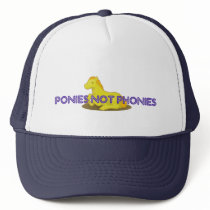 Ponies Not Phonies hats