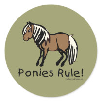 Ponies Rule! stickers by PaintingPony Ponies Rule! stickers