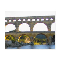 Pont du Gard aqueduct postcard