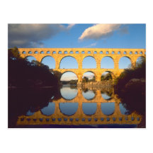 Pont du Gard, Gardon River, Gard, Languedoc, Postcard