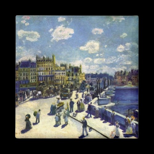 Pont-Neuf by Pierre Renoir Fridge Magnet