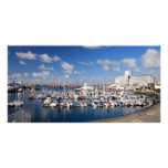 Ponta Delgada Marina Photo Card Template