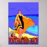 Pontchartrain Beach Vintage Poster 3 Pontchartrain Beach Vintage Poster 3