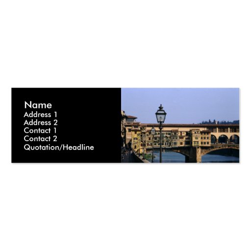 Ponte Vecchio | Business Cards (front side)