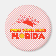 Ponte Vedra Beach, Florida Fridge Magnet