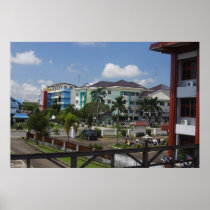 Pontianak, West Borneo Cityscape Poster