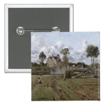 Pontoise Landscape, c.1872 Pins