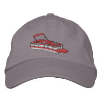 Pontoon Boat embroidered hats