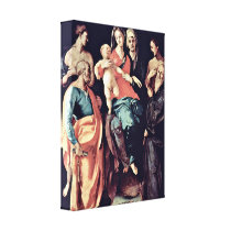 Pontormo - St Benedict and St Filippus Gallery Wrapped Canvas
