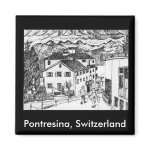 Pontresina Switzerland Magnet