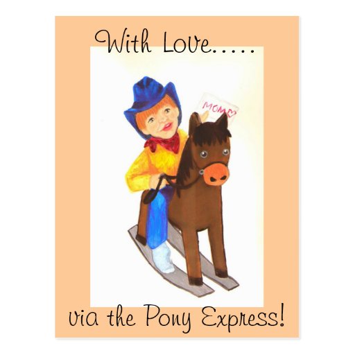 Pony Express Postcard