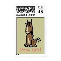 Pony Girl Stamp