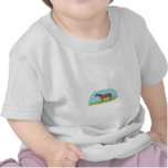 Pony on childs clothing shirt