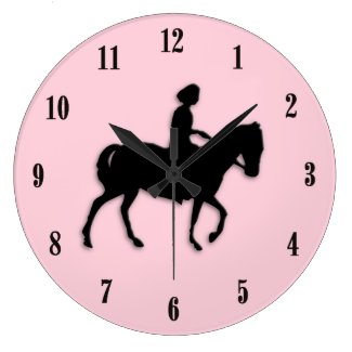 Pony Pink Clock