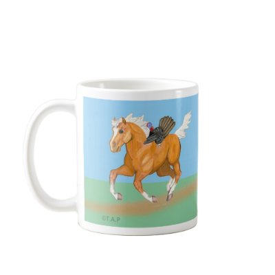 Pony Turkey Runaways Thanksgiving Mug by starhorsepax