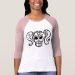 Ladies 3/4 Sleeve Raglan (Fitted)