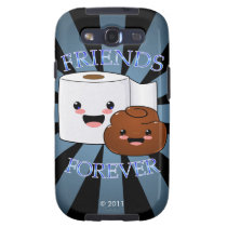 Poo and Toilet Paper Friends Forever casemate cases