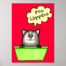 Poo Happens Poster