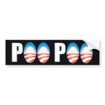 Poo Poo - Anti Obama Bumper Stickers