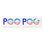 Poo Poo on Obama Bumper Stickers