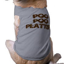 poo poo platter doggie shirt