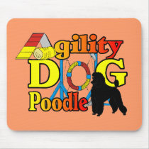 Poodle Agility Gifts mousepads