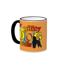 Poodle Agility Gifts mugs