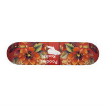 Poodle - Autumn Leaves Design Skate Decks