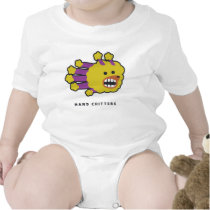 Poodle baby t-shirt bodysuit