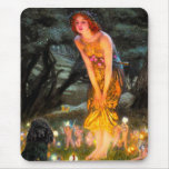 Poodle (black 1) - MidEve Mouse Pads