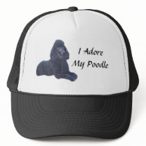Poodle Black Hat I Adore