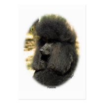 Poodle business cards