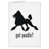 Poodle Greeting Cards