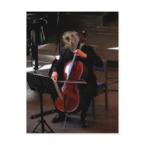 Poodle cellist postcards by Junglegeorge Poodle cellist postcards