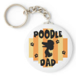 Poodle Dad Keychain