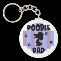 Poodle Dad Keychain keychains
