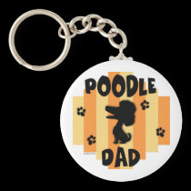 Poodle Dad Keychain keychains